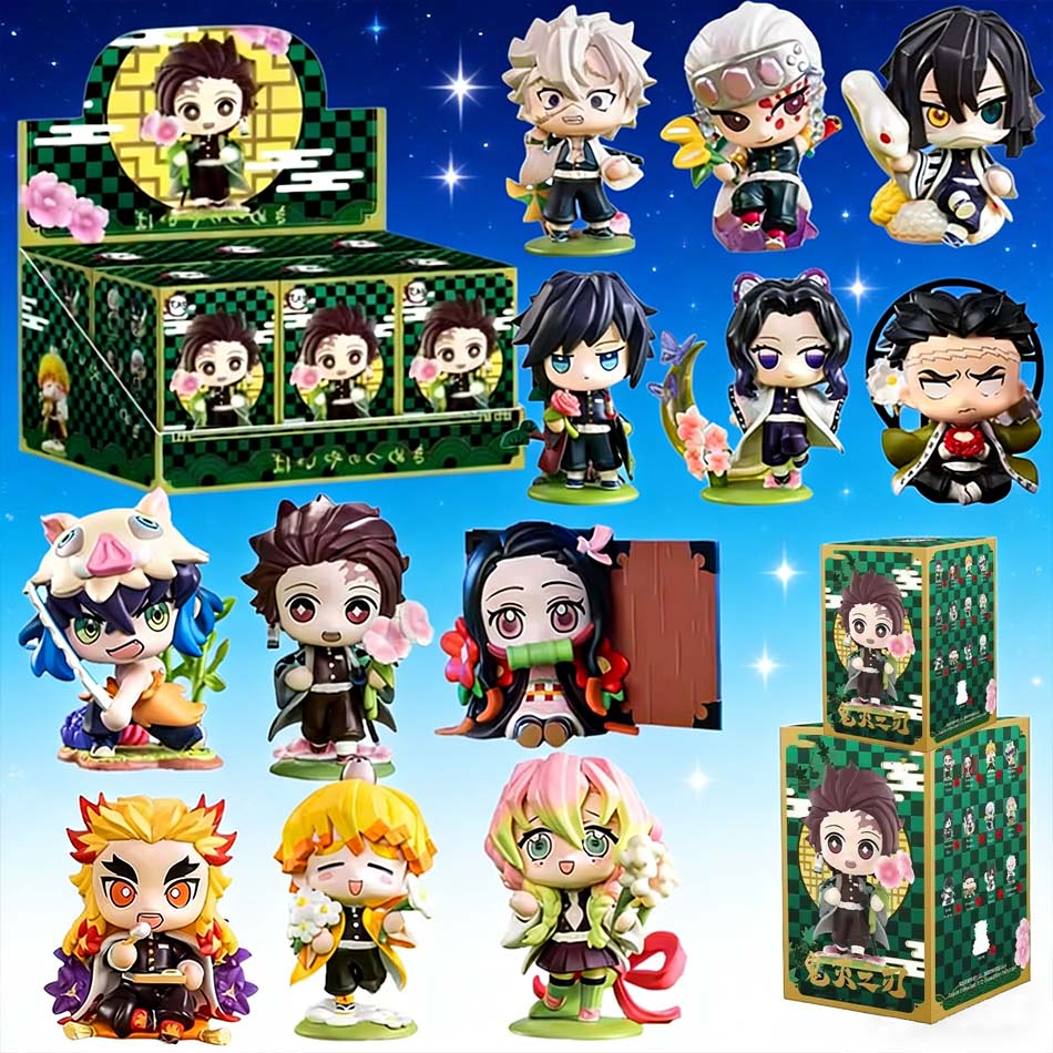 Anime Merchandise Demon Slayer - 鬼滅の刃 竈門炭治郎 竈門禰豆子 アニメフィギュア ブラインドボックス クリエイティブな個性的な置物モデル