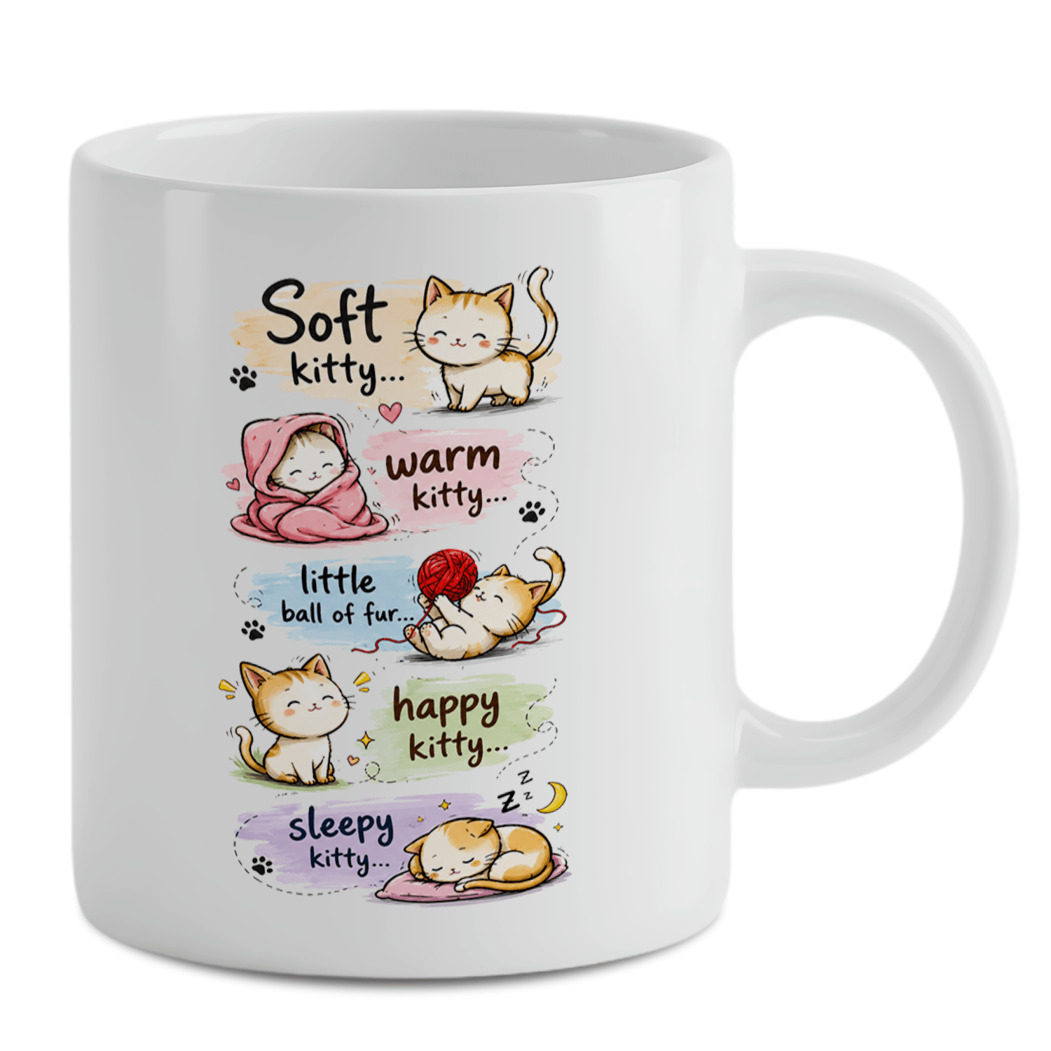 Anime Merchandise Ideas - 面白い誕生日クリスマスギフトアイデア 美的デザインのホームキッチンオフィスデスクトップ用ドリンクウェア 11オンス ココアミルクウォーターマグ 女性男性向け かわいいアニメ猫のデザイン
