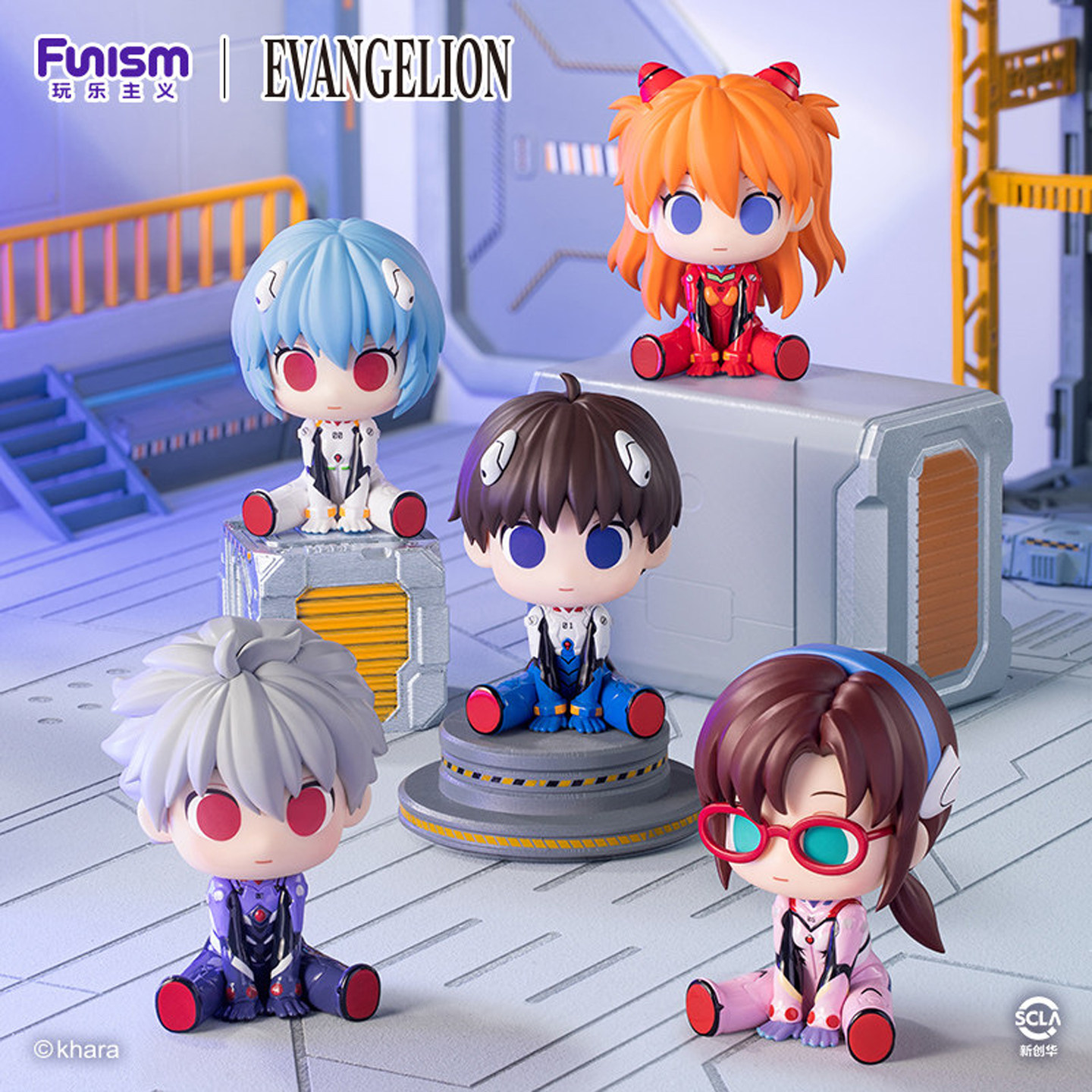Evangelion Anime Merchandise - 在庫あり 公式ファンイズム EVA キュートコンプリートプラン ブラインドボックス コレクタブルトイ