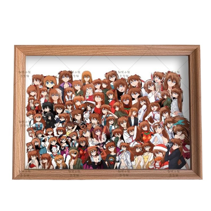 Evangelion Anime Merchandise - EVA 橘アスカ・ラングレーアニメグッズ漫画かわいいポスターフレーム画像 2D かわいいアクリルスタンド壁掛けフィギュアギフト