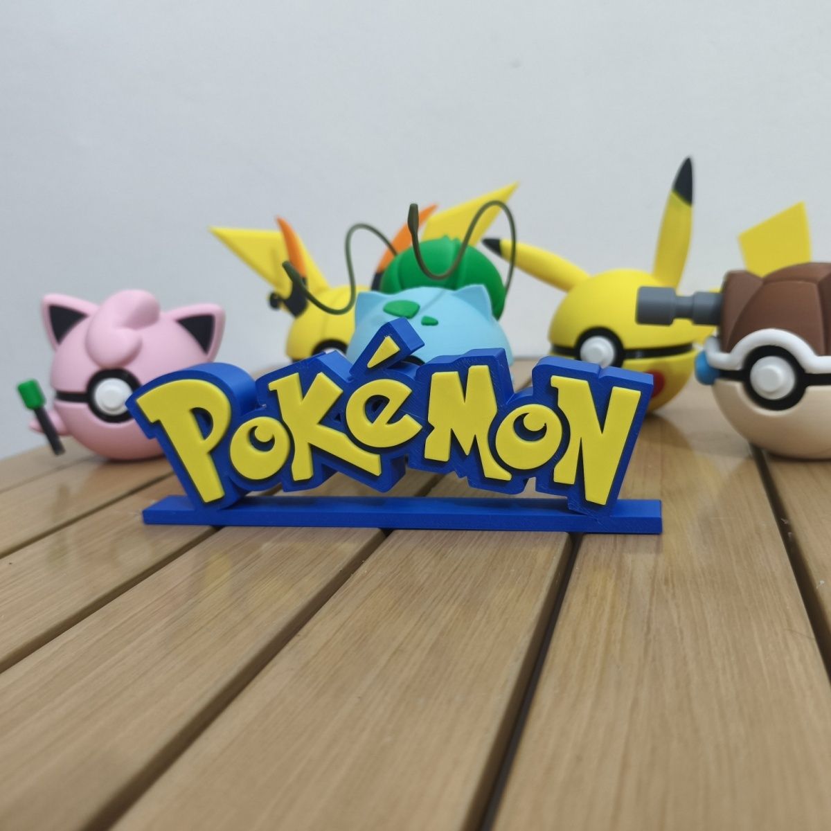 Pokemon Anime Merchandise - ポケモン スタンドフィギュア ロゴディスプレイ 新型フィギュア アニメグッズ コレクタブル