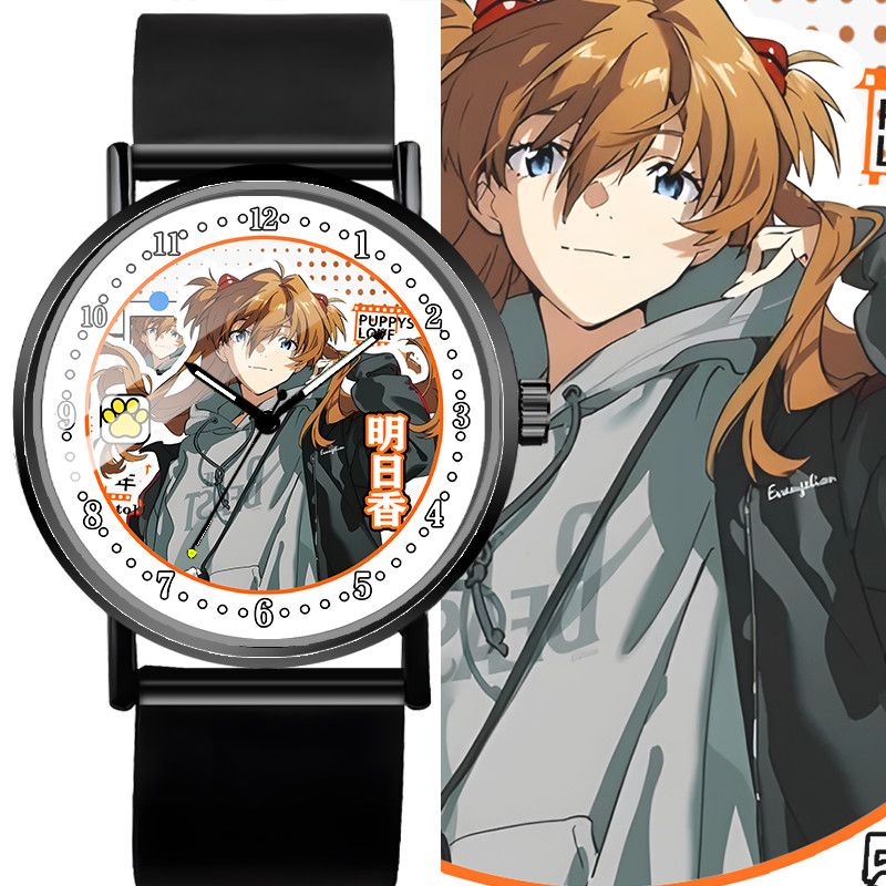 EVA 綾波レイアニメ商品漫画かわいい学生腕時計クリエイティ - Evangelion Anime Merchandise のレビューと価格