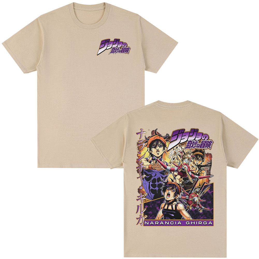 2026 新しいホット夏アニメジョジョの奇妙な冒険 Tシャツ - Anime Merchandise Store In Japan のレビューと価格