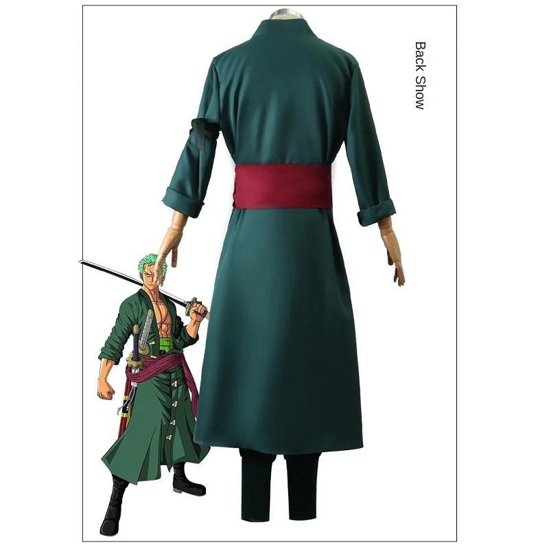 Loronoa zoro-男性用のコスプレ衣装,アニメの置物 - Zoro Anime Merchandise のレビューと価格