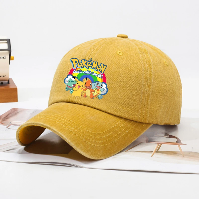 子供野球帽男性女性アニメフィギュアポケモン太陽の帽子新しい大 - Pokemon Anime Merchandise のレビューと価格