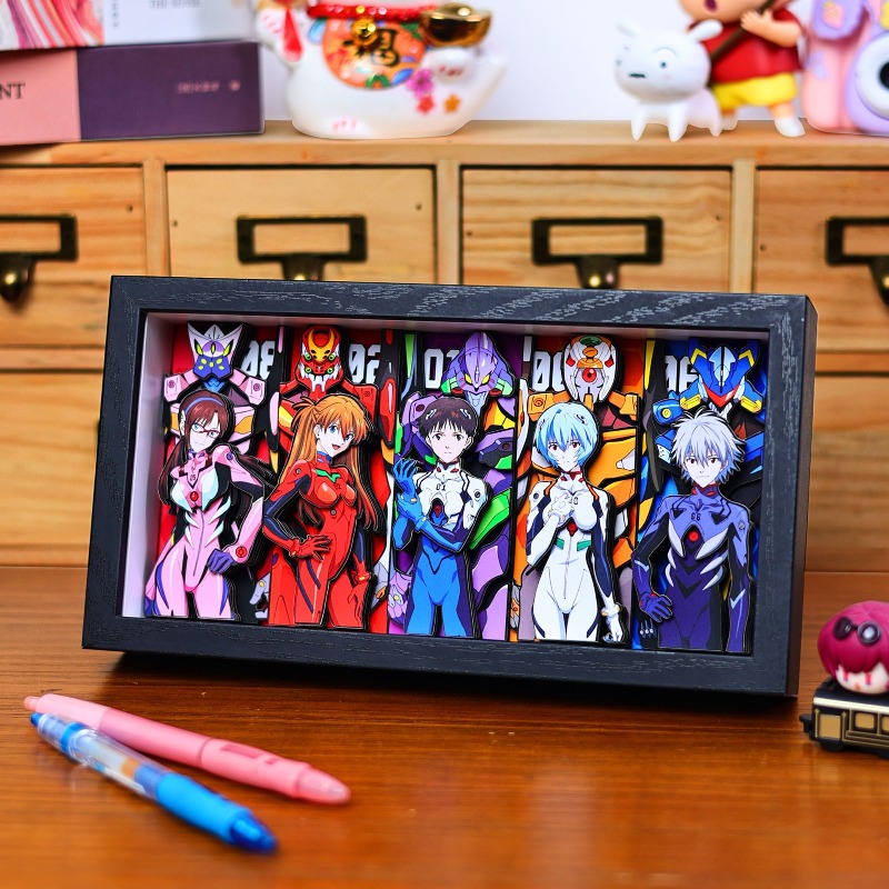 クリエイティブEVA 3Dペーパーペインティング 真希波・シ - Evangelion Anime Merchandise のレビューと価格