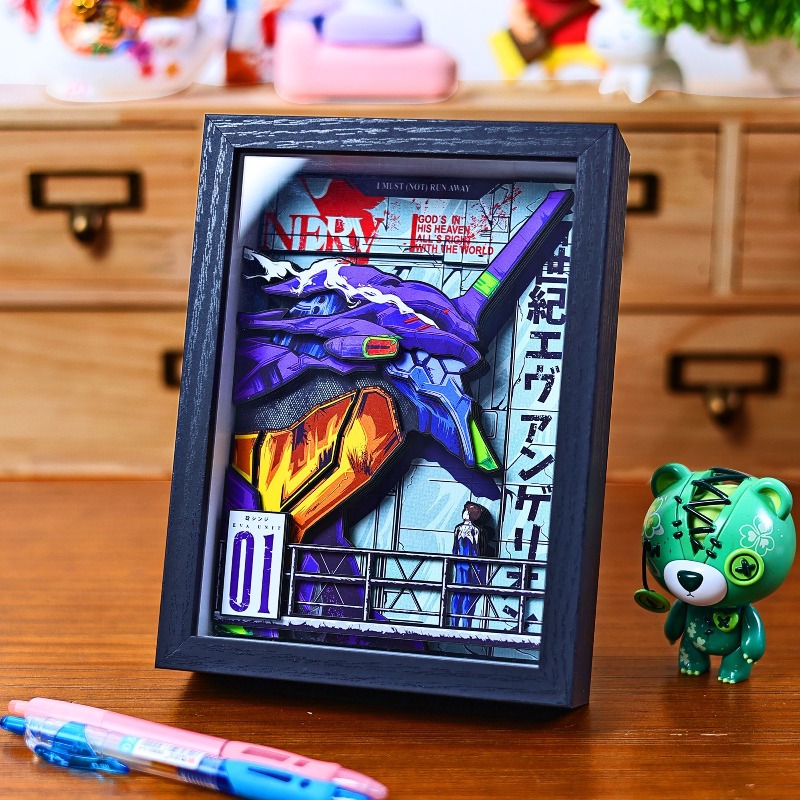 クリエイティブEVA 3Dペーパーペインティング 真希波・シ - Evangelion Anime Merchandise のレビューと価格