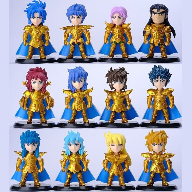 聖闘士星矢 ブラインドボックス、ランダムゴールド聖闘士PVC - Anime Merchandise Demon Slayer のレビューと価格