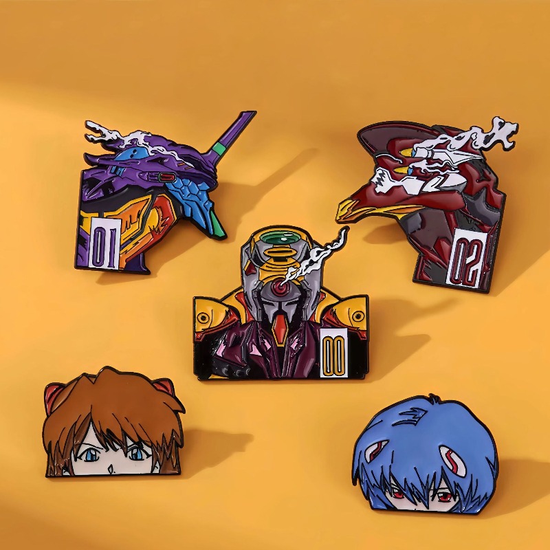 新世紀エヴァンゲリオンメタルブローチ綾波レイ EVA アニメ - Evangelion Anime Merchandise のレビューと価格