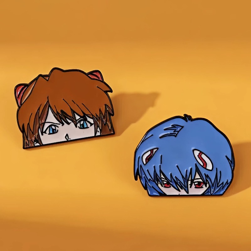 新世紀エヴァンゲリオンメタルブローチ綾波レイ EVA アニメ - Evangelion Anime Merchandise のレビューと価格