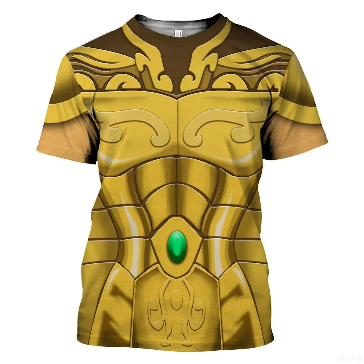 3D ファッション新漫画アニメ聖闘士星矢プリント半袖夏カジュ - Anime Themed Merchandise のレビューと価格