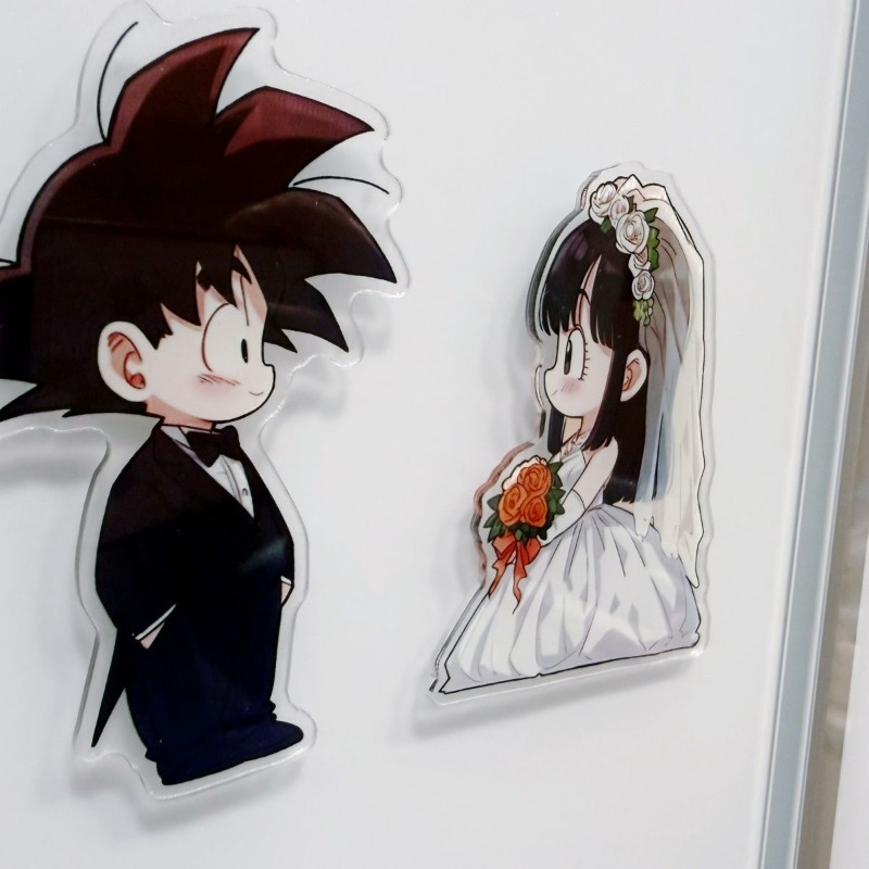 ドラゴンボールの可愛いウェディングドレスをテーマにしたアクリ - Anime Themed Merchandise のレビューと価格
