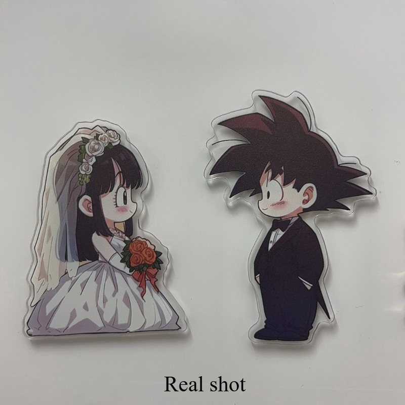ドラゴンボールの可愛いウェディングドレスをテーマにしたアクリ - Anime Themed Merchandise のレビューと価格