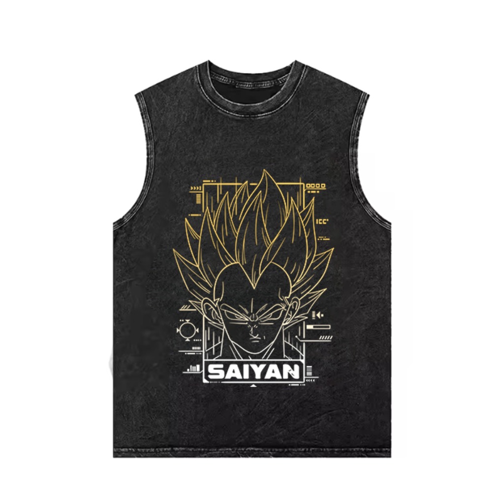 新しいドラゴンボールプリントメンズタンクトップ女性のノースリ - Anime Merchandise Store In Japan のレビューと価格