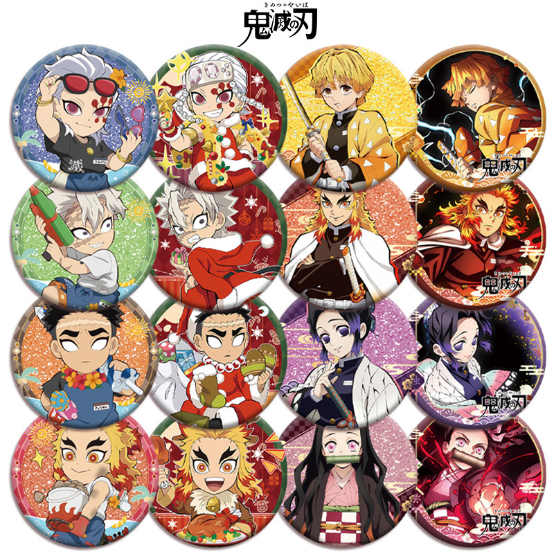 デーモンスレイヤーキメツノヤイバアクリルバッジ58mm両面デ - Anime Merchandise Demon Slayer のレビューと価格