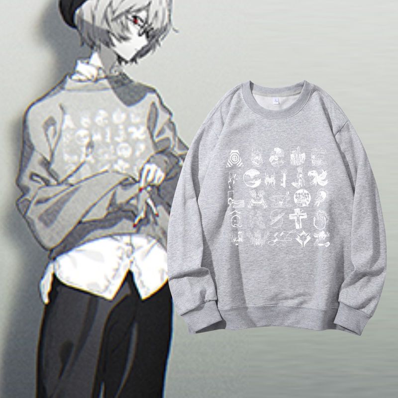 エヴァンゲリオン アスカ レイ 長袖クルーネックスウェットシ - Evangelion Anime Merchandise のレビューと価格