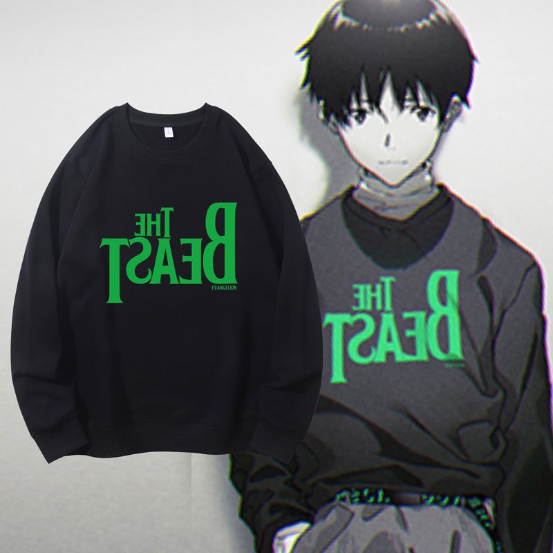 エヴァンゲリオン アスカ レイ 長袖クルーネックスウェットシ - Evangelion Anime Merchandise のレビューと価格