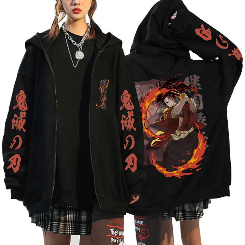 新しい鬼滅の刃継国縁壱グッズジッパーフーディ男性女性ファッシ - Anime Merchandise Store In Japan のレビューと価格