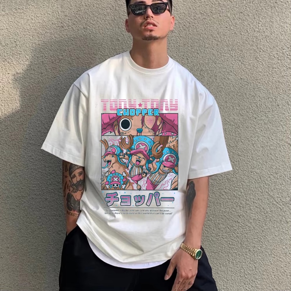メンズ Tシャツ アニメ ワンピース チョッパー プリント  - Anime Merchandise Store In Japan のレビューと価格