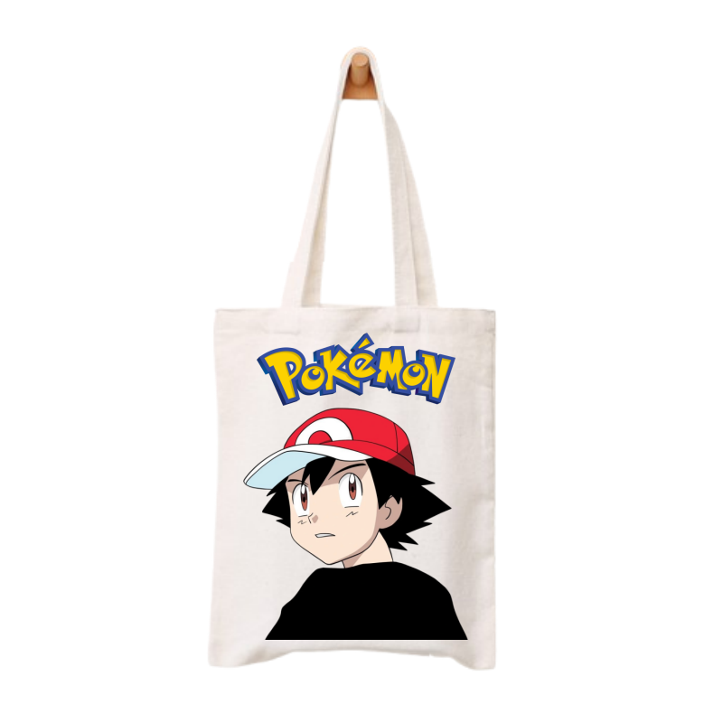 アニメポケモンキャンバスバッグかわいい漫画フィギュアプリント - Pokemon Anime Merchandise のレビューと価格